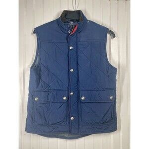 Vineyard Vines Ladies Blue Quilt & Nautical Trim VEST MEDIUM